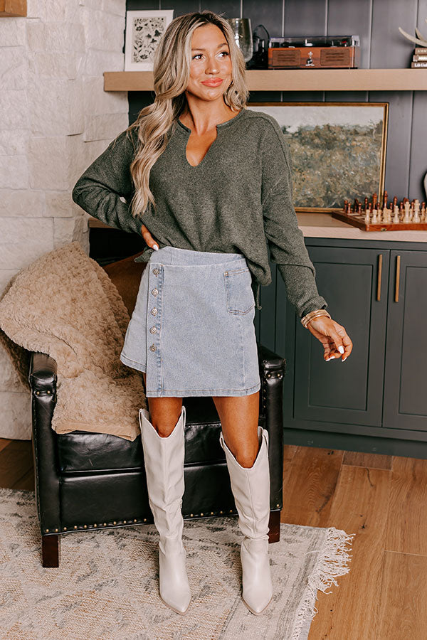 Forest Trails Knit Sweater Top Image - 2