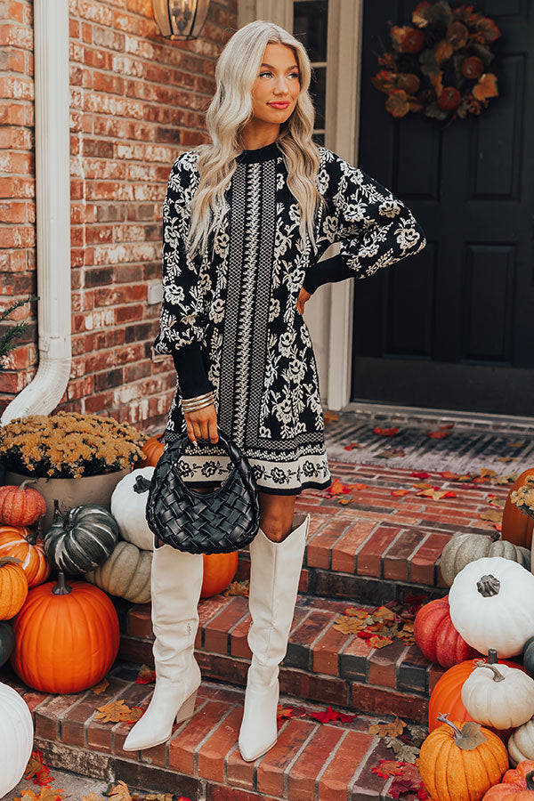 Sweet Memories Floral Sweater