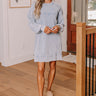Trailside Mimosas Mineral Wash Mini Dress in Blue Image - 1