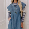 Small Town Cafe Chambray Mini Dress Image - 1