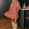 Falling For You Floral Mini Dress Image - 1