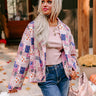 Pumpkin Patch Please Floral Jacket in Blush Image - 1