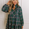 Apple Picking Pretty Plaid Mini Dress Image - 1