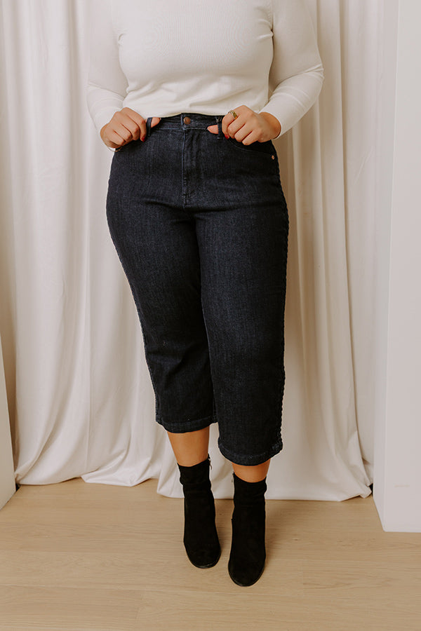 JUDY BLUE Kinsley High Waist Wide Leg Jean Curves Image - 4