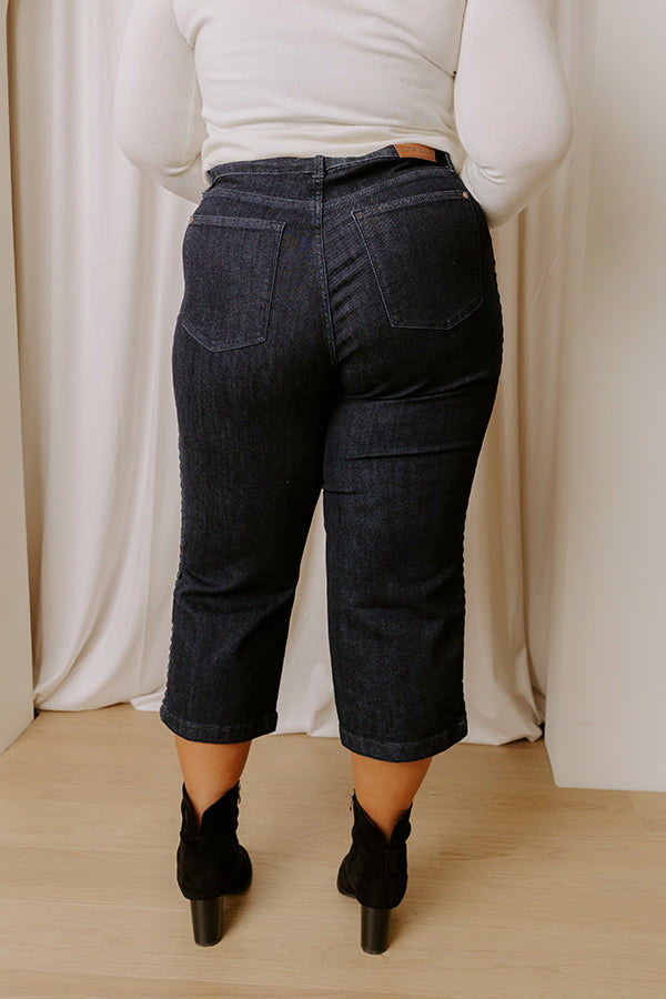 JUDY BLUE Kinsley High Waist Wide Leg Jean Curves Image - 3