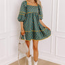 Boho Brunch Floral Mini Dress Image - 1