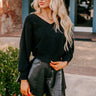 Cosmos and City Lights Sweater Top in Black Image - 1