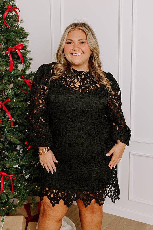 Delicate Daze Lace Mini Dress Curves Image - 4