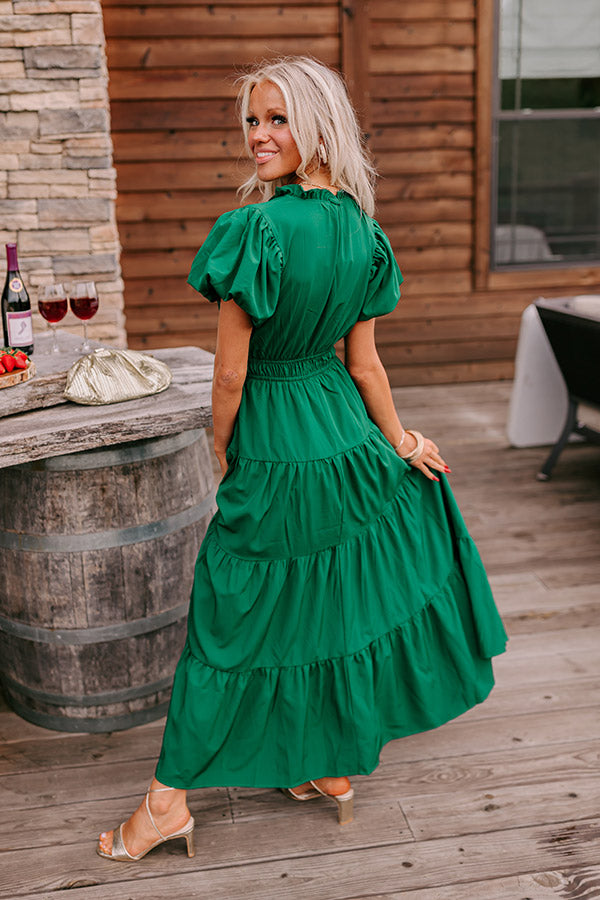 hunter green plus size dress Bailey Modest Maxi in Small Perfect for any occasion Wedding Guest Plus Size Hunter