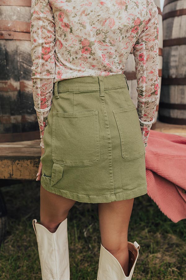 Kelsey skirt short brown