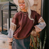 Boho Feels Sweatshirt in Brown Image - 1