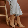 The Oaklynn Faux Nubuck Boot in Camel Image - 1