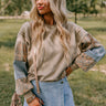 Boho Feels Sweatshirt in Beige Image - 1