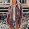 Falling Leaves And Lattes Plaid Lightweight Jacket Image - 1