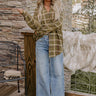 Hayride Happiness Vintage Wash Plaid Tunic in Olive Image - 1