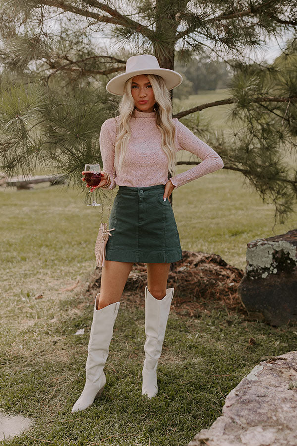 Sweet Surprise Perforated Knit Top Image - 2