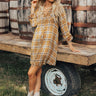 Hayride Happiness Plaid Mini Dress Image - 1