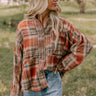 Pumpkin Spice Dreaming Plaid Jacket Image - 1