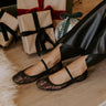 The Myla Lace Flats in Black Image - 1