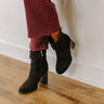 The Last Call Faux Suede Bootie in Black Image - 1