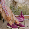 The Literally Faux Suede Loafer in Windsor Wine Image - 1