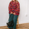  hunter-green Sangria Toast Shift Top Curves 