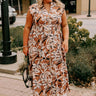 Winery Welcome Floral Midi in Camel Curves Image - 1