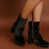 The Slug Bug Velvet Bootie in Black Image - 1