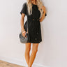 Running Errands Drawstring Mini Dress Image - 1