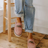 The Literally Faux Suede Loafer in Blush Image - 1