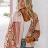 Sedona Sunsets Knit Lightweight Jacket in Blush Image - 1