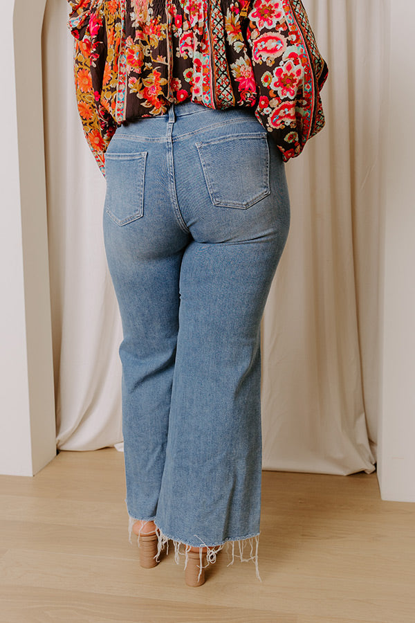 RISEN Addison High Waist Wide Leg Jean Curves Image - 3