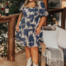 Garden Dreams Floral Mini Dress Curves Image - 1