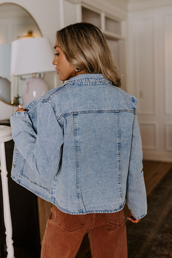 Downtown Dallas Denim Jacket Image - 4