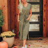 Madison Avenue Stroll Midi in Olive Image - 1