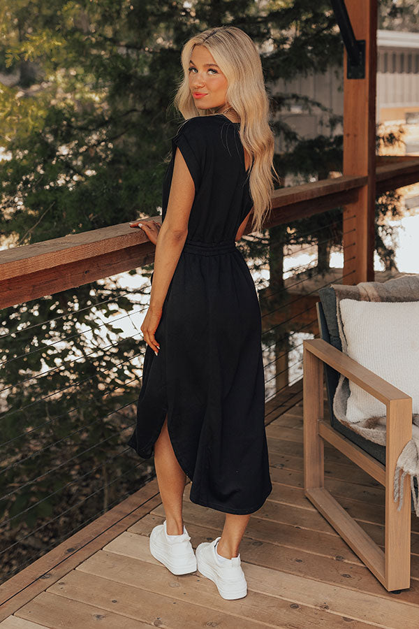 Madison Avenue Stroll Midi in Black Image - 4