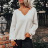 Cappuccinos On Repeat Sweater Top in Ivory Image - 1