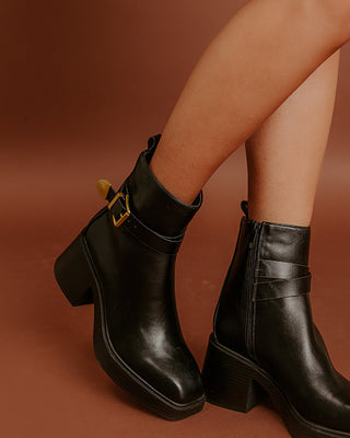 The Adriel Faux Leather Boot