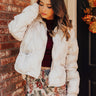 Cool Weather Puffer Jacket in Cream Image - 1