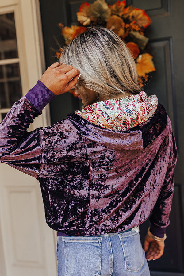 Exceptionally Chic Velvet Sweater Image - 4