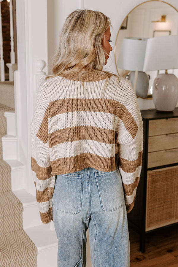 Striped Sweater Online Boutique Sweaters Cute Energy Knit Crop Sweater