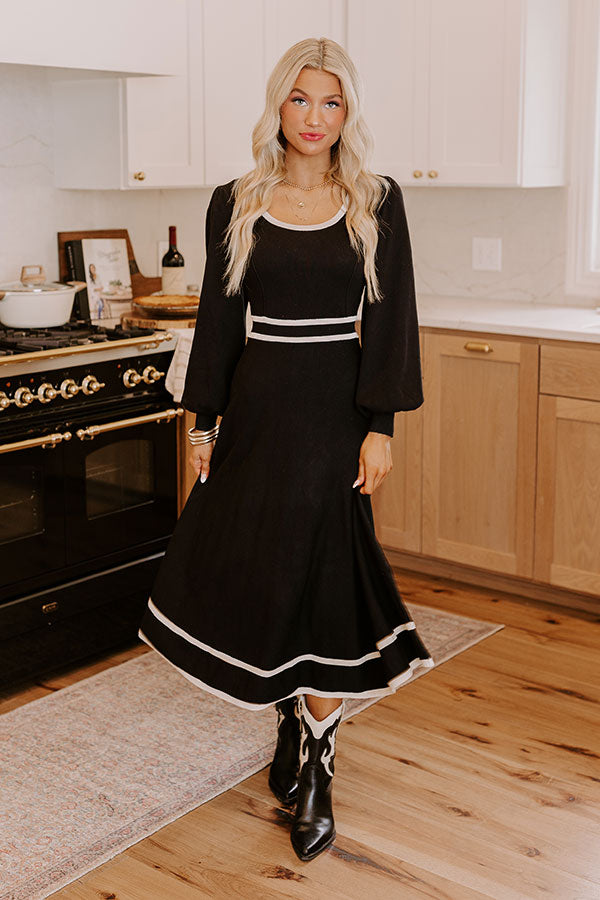 Sweet Whispers Knit Midi Image - 4