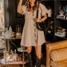 Good Vibes Button Down Mini Dress Image - 1