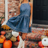 Always In Style Denim Mini Dress in Dark Wash Image - 1