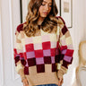 Vibe Check Knit Sweater in Iced Latte Image - 1