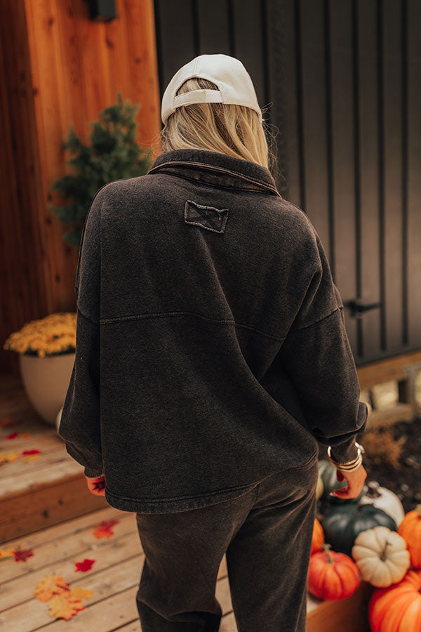 Bonfire Cozy Vintage Wash Jacket Image - 3