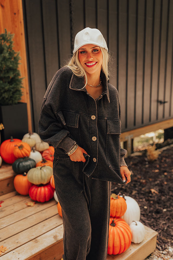 Bonfire Cozy Vintage Wash Jacket Image - 2