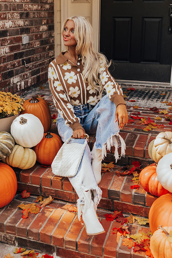 Sweet Blooms Knit Sweater Image - 2