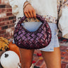 Vogue Views Faux Leather Woven Purse in Windsor Wine Image - 1