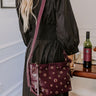 Cosmopolitan Chic Faux Leather Crossbody in Windsor Wine Image - 1